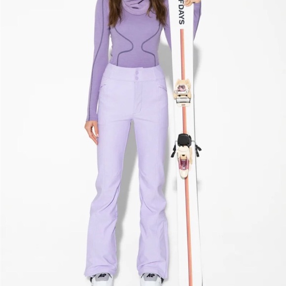 Halfdays Ski Set Davis Convertible Jacket Emma Soft Shell Pant Lilac Purple - Picture 2 of 10